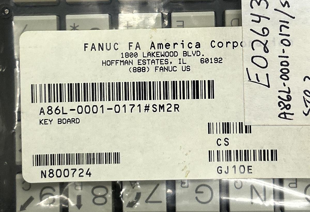 Used FANUC,A86L-0001-0171#SM2R,KEYBOARD NEW