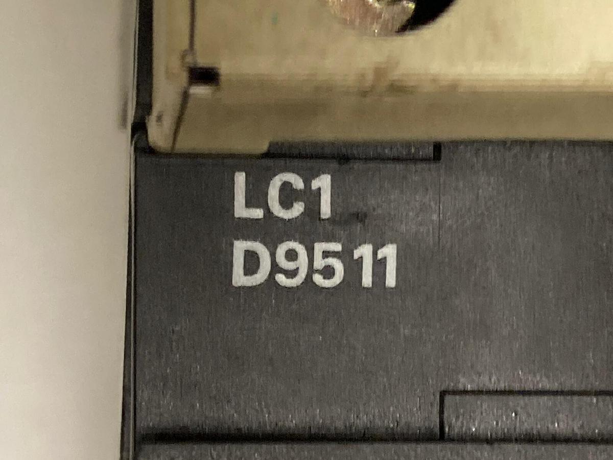 Used Telemecanique,LC1 D9511,3-Pole Contactor