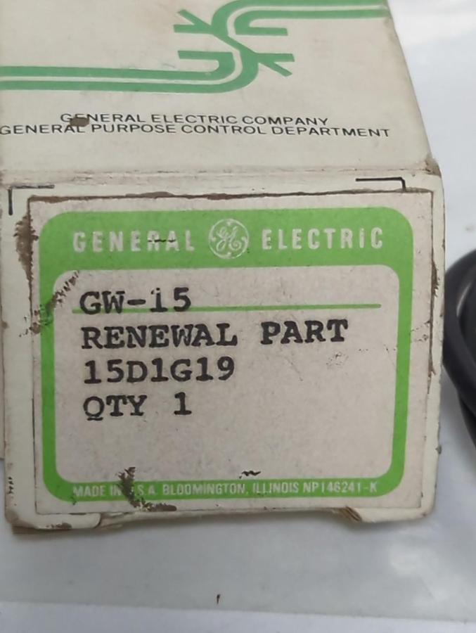 GENERAL ELECTRIC,15DG19,COIL RENEWAL PART GW-15 NOS