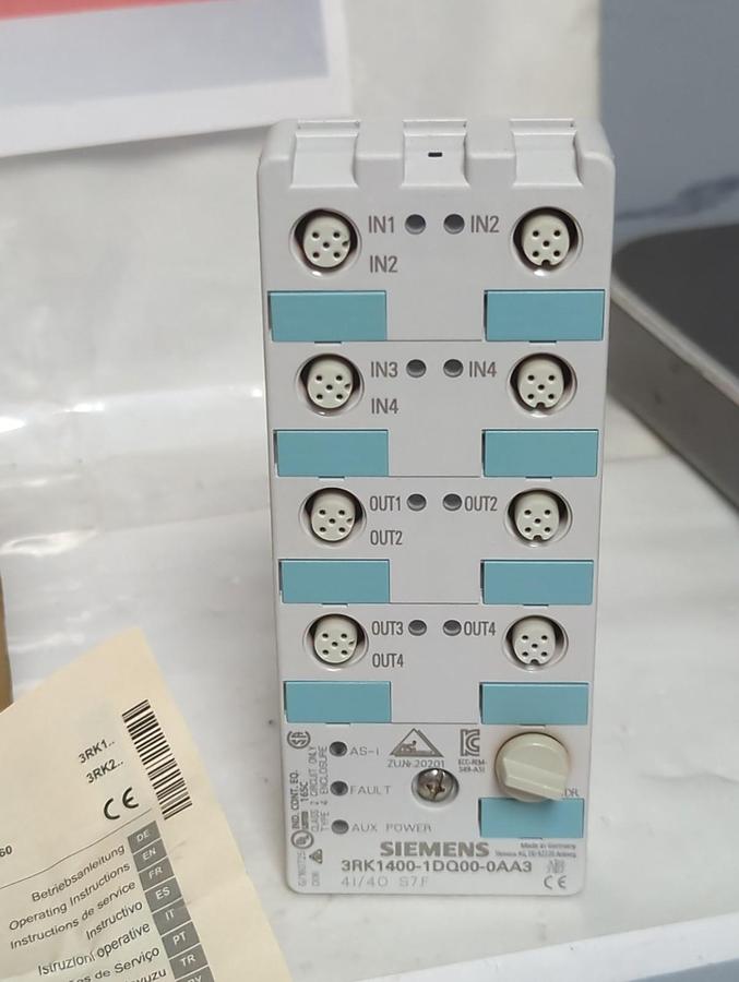 SIEMENS,3RK1400-1DQ00-AA3,AS-i COMPACT MODULE NOS