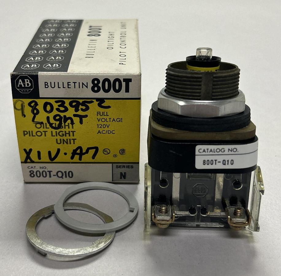 Used ALLEN BRADLEY,800T-Q10,PILOT LIGHT NEW