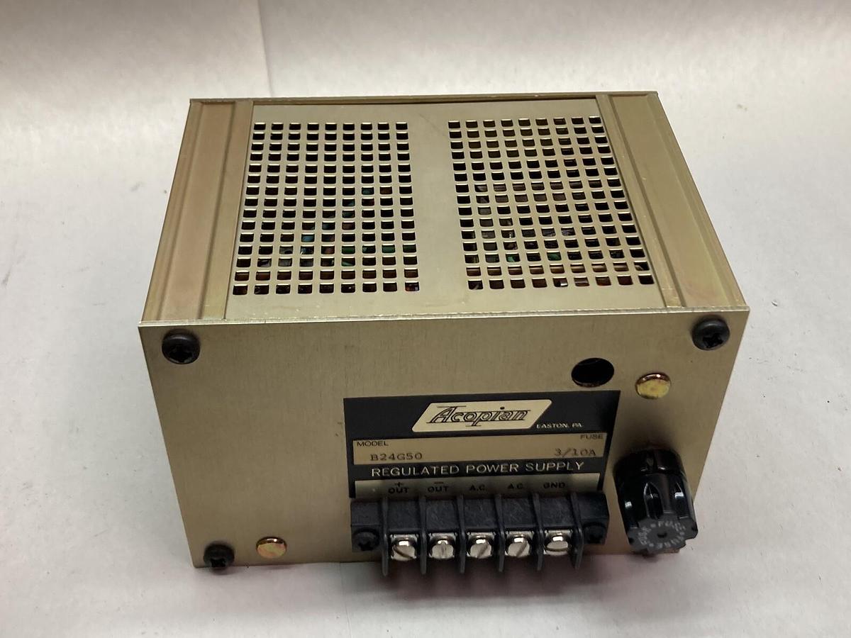 Acopian,B24G50,Regulated Power Supply 3/10A