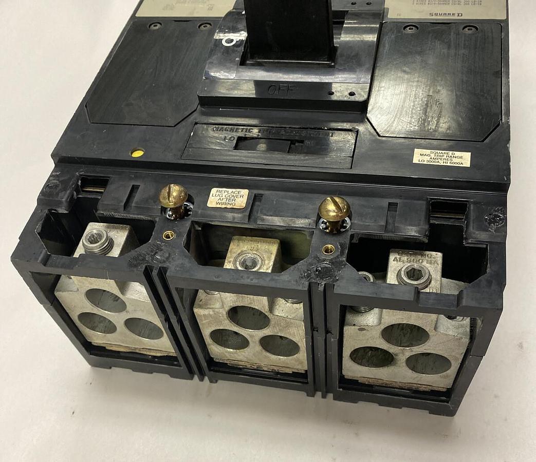 Used Square D,MAL366006462,Circuit Breaker 600AMP 600V 3 Pole