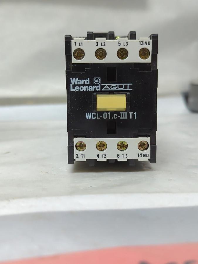 WARD LEONARD/AGUT,WCL-01-c-III T1,CONTACTOR 24V NOS