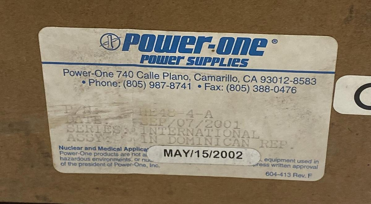 Power-One,HE48-4-A,Power Supply NOS