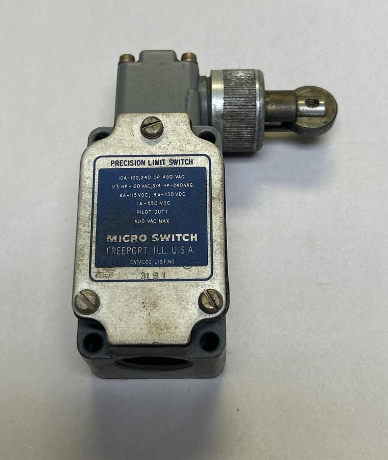 Used HONEYWELL MICRO SWITCH,3LS1,PRECISION LIMIT SWITCH