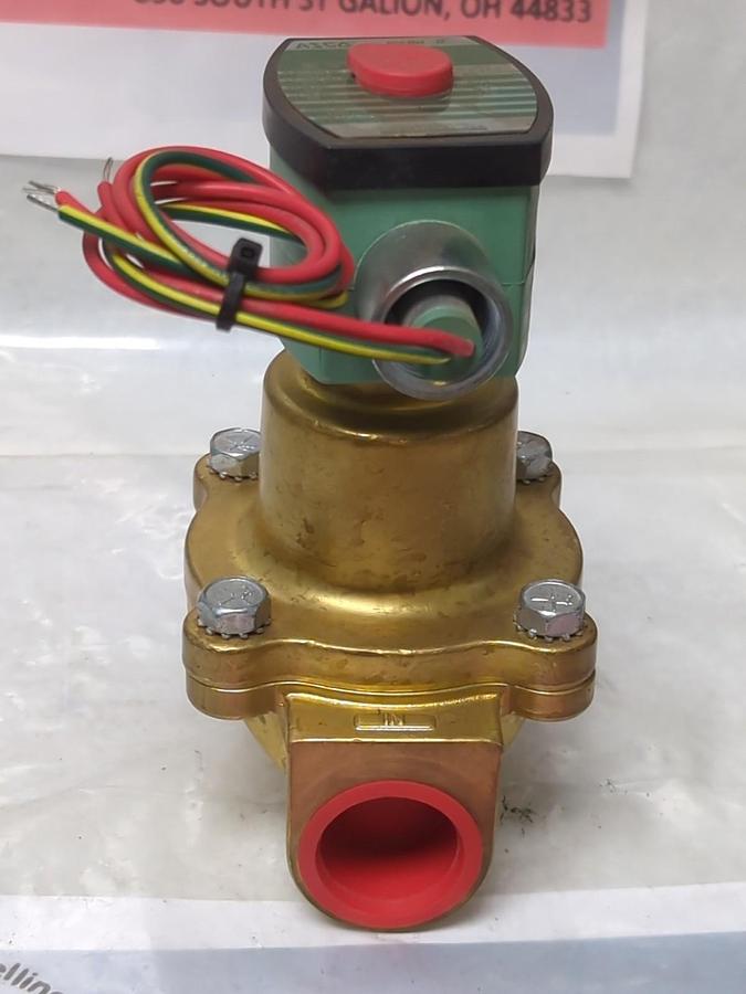 ASCO,8210G027,SOLENOID VALVE 1 INCH PIPE 20.1 WATTS NOS