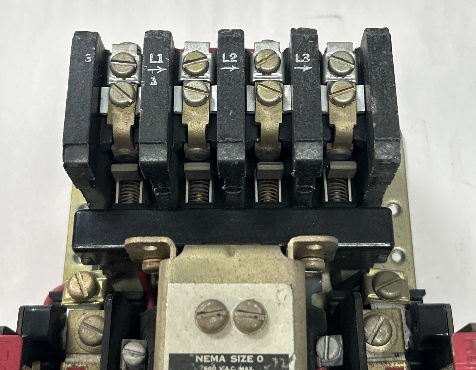 Used SQUARE D,8536-BG2,MOTOR STARTER SIZE 0