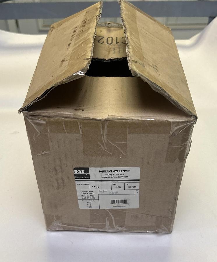 EMERSON SOLA,E150,HEVI-DUTY CONTROL TRANSFORMER .150KVA 50/60HZ NOS