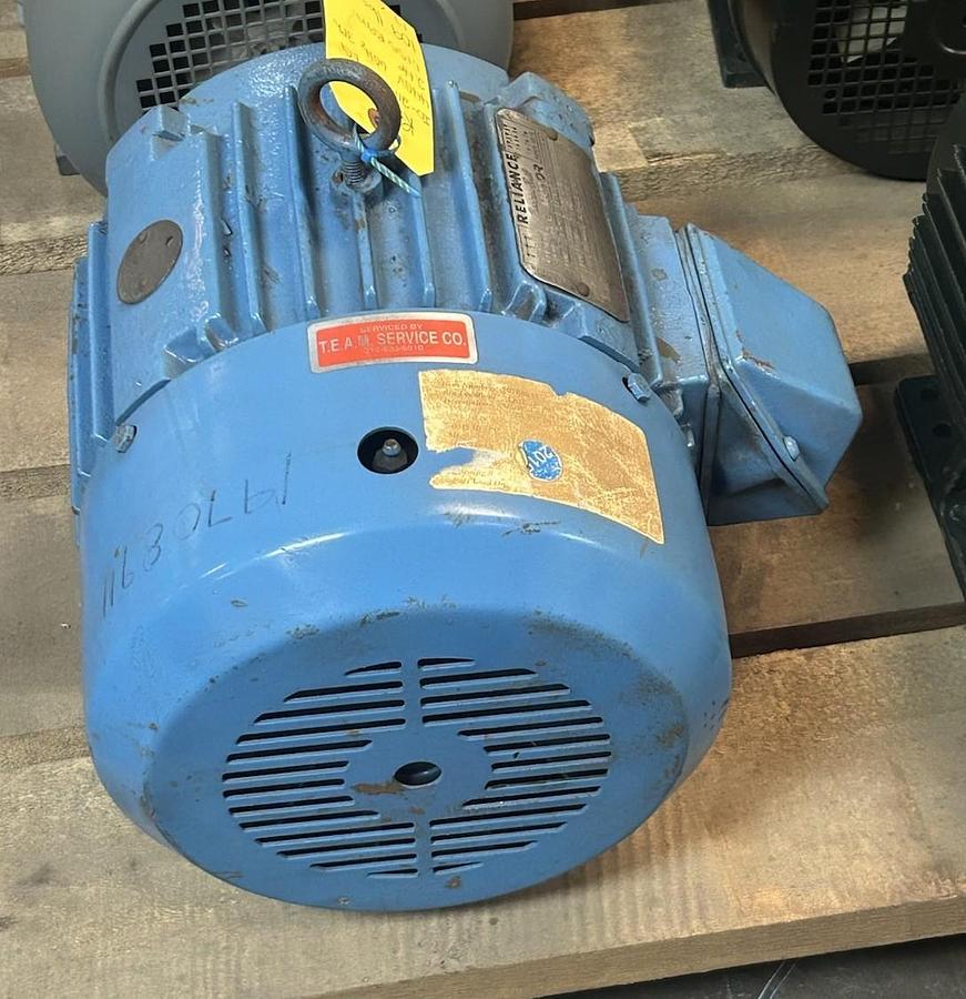 Used RELIANCE,21A17A-EG,AC MOTOR 2HP 220/440V 1155RPM 3PH 213 FRAME