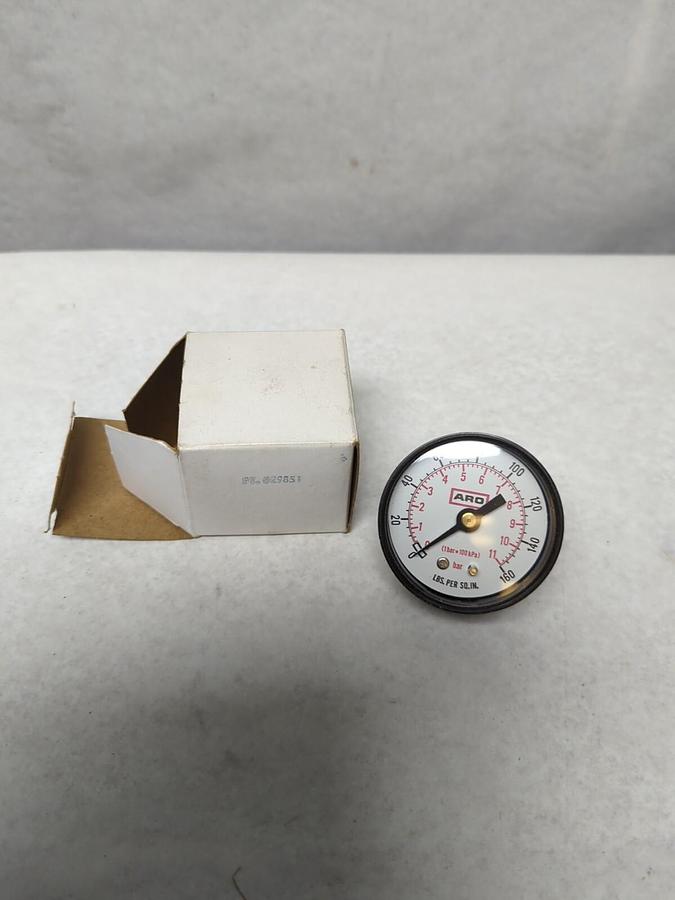 UNBRANDED,029851,PRESSURE GAUGE 0-160 PSI NOS