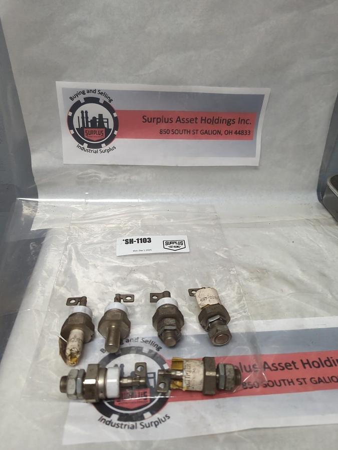 Used WESTINGHOUSE,251P518010,THYRISTOR LOT OF 6 PRE-OWNED