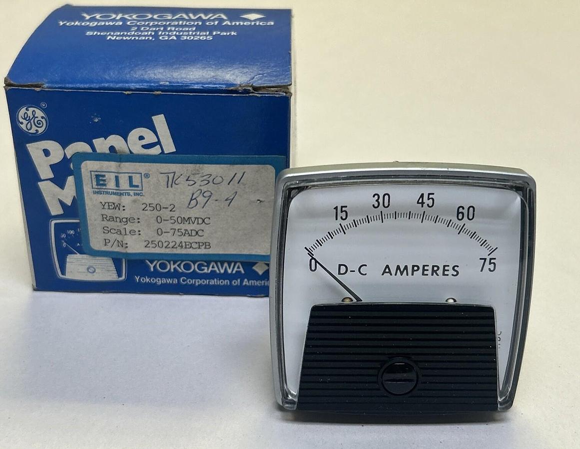 Used YOKOGAWA,250224ECPB,PANEL METER NOS