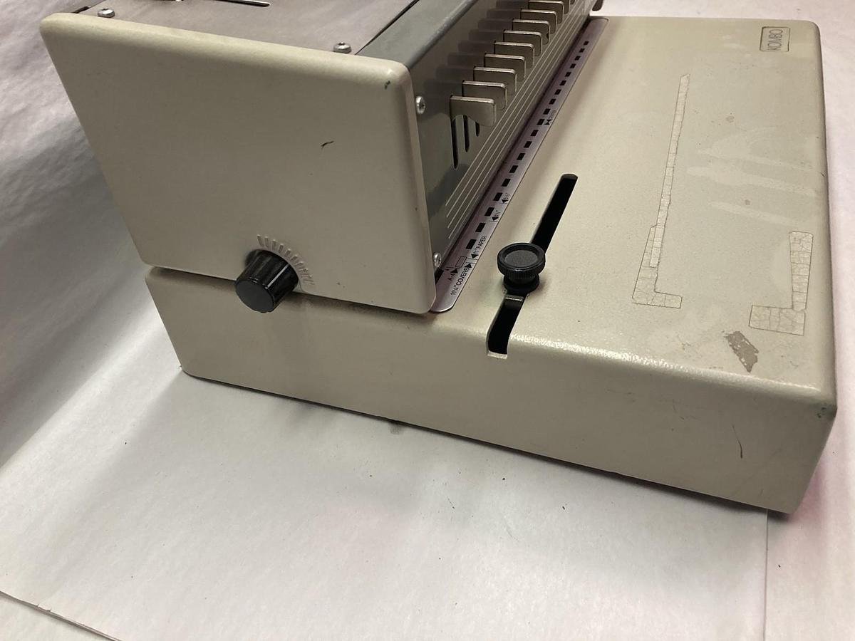 Used Ibico,Model Kombo,Manual Comb Binding Machine Book Binder Heavy Duty