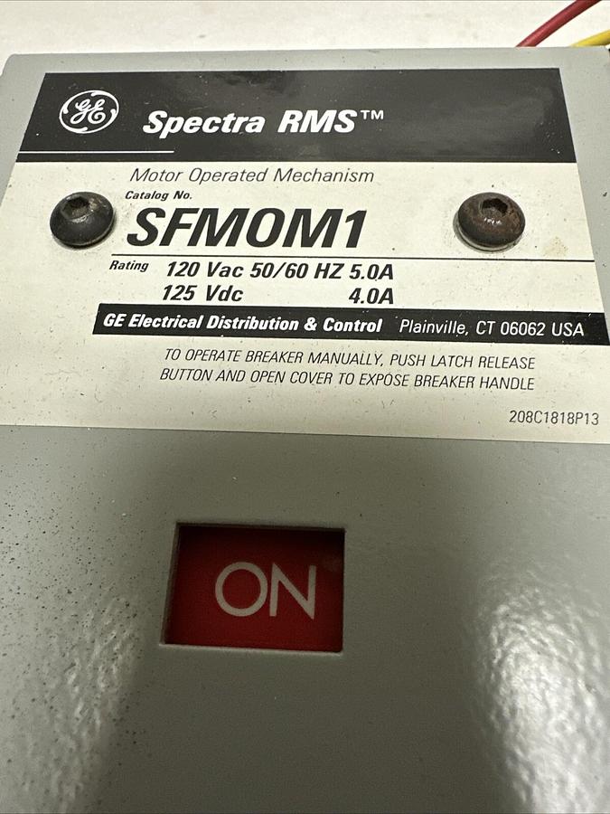 Used GE,SFMOM1,Spectra RMS 120 VAC 50/60HZ 5.0 A (G072)