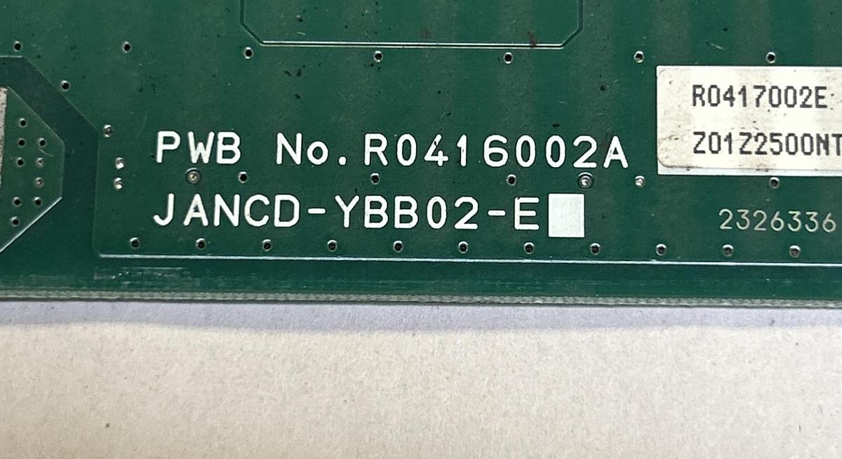 Used YASKAWA ELECTRIC,JANCD-YBB02-E,PC BOARD