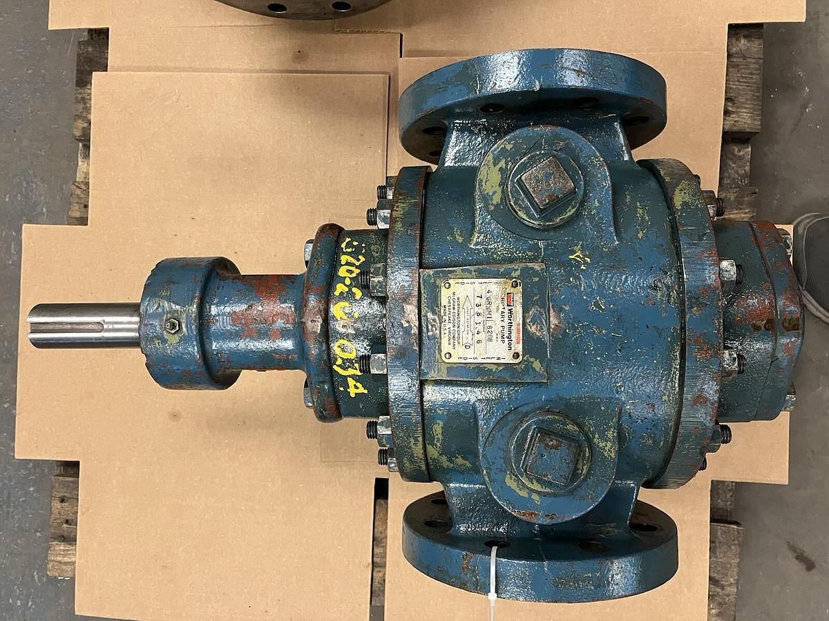 Used WORTHINGTON,4GRWM1,ROTARY GEAR PUMP