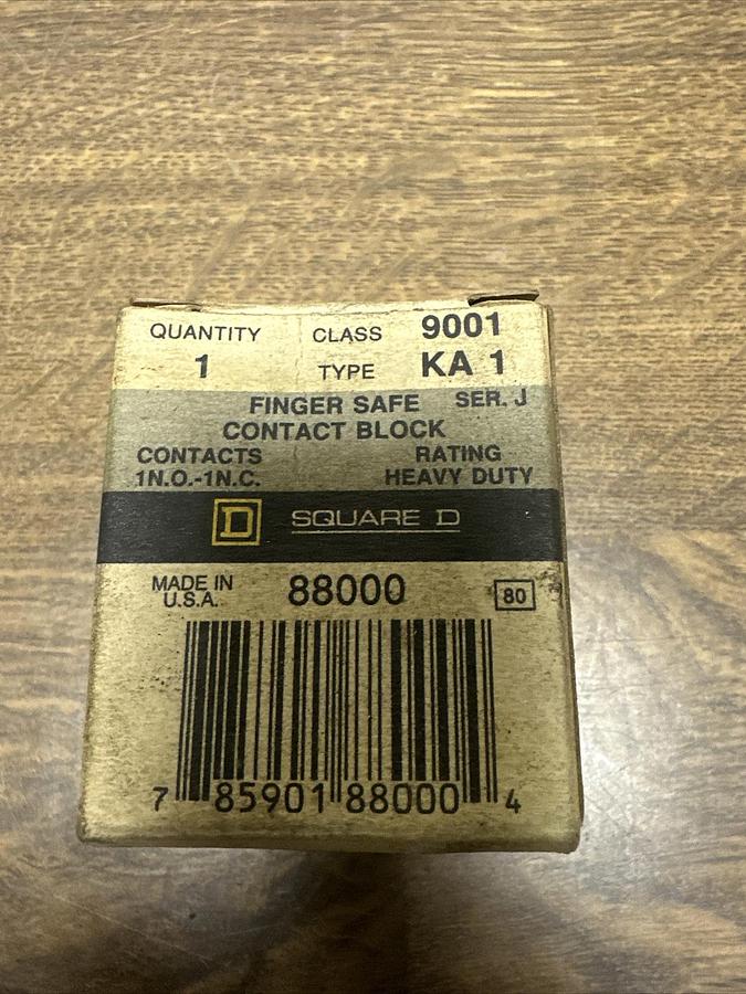Allen Bradley,9001KA1,Finger Safe Contact Block