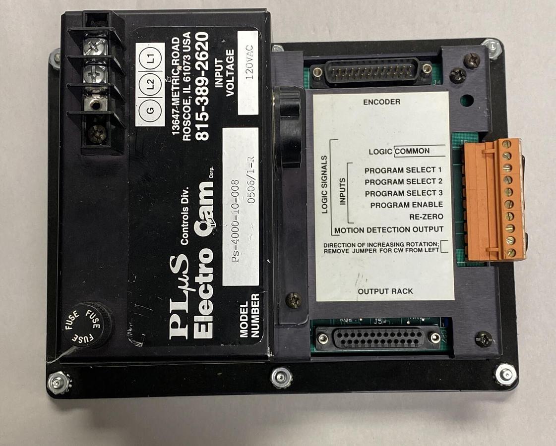 Used ELECTRO CAM,PS-4000-10-008, PROGRAMMABLE LIMIT SWITCH