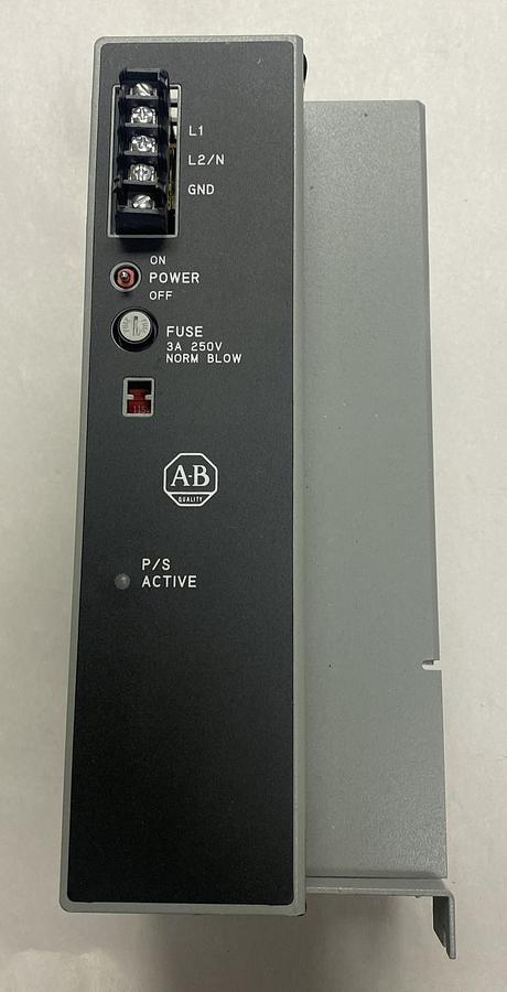 Used ALLEN BRADLEY,1771-P7,SER B POWER SUPPLY MODULE 120/220V
