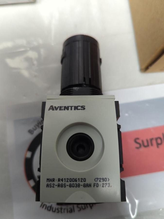 AVENTICS,R412006120,PNEUMATIC PRESSURE REGULATOR AS2-RGS-8038-GAN=8AH NOS