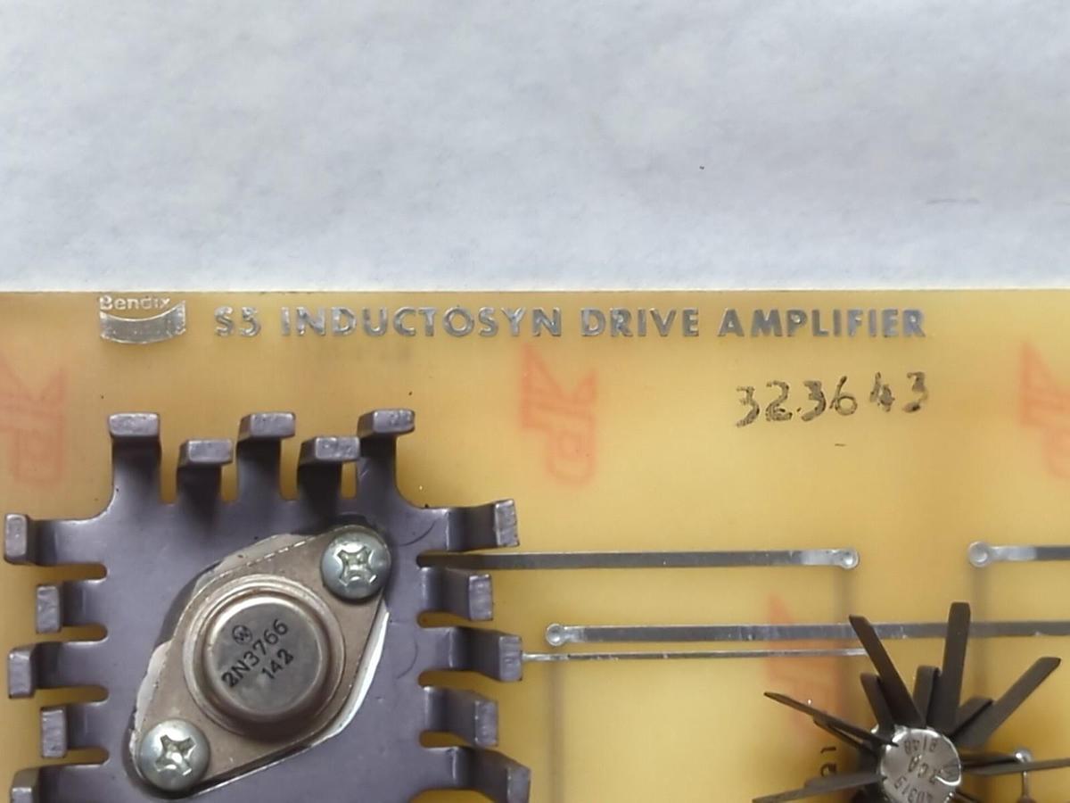 Used BENDIX,3726363K,S5 INDUCTOSYN DRIVE AMPLIFIER CIRCUIT BOARD PRE-OWNED