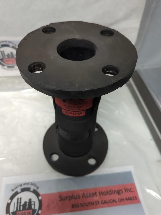Used RED VALVE,S5 020-0-000-600PW,EPDM PINCH VALVE/SLEEVE PVS00172 PRE-OWNED