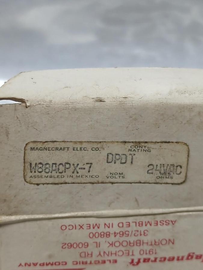 MAGNECRAFT,W88ACPX-7,RELAY 24VAC LOT OF 5 NOS