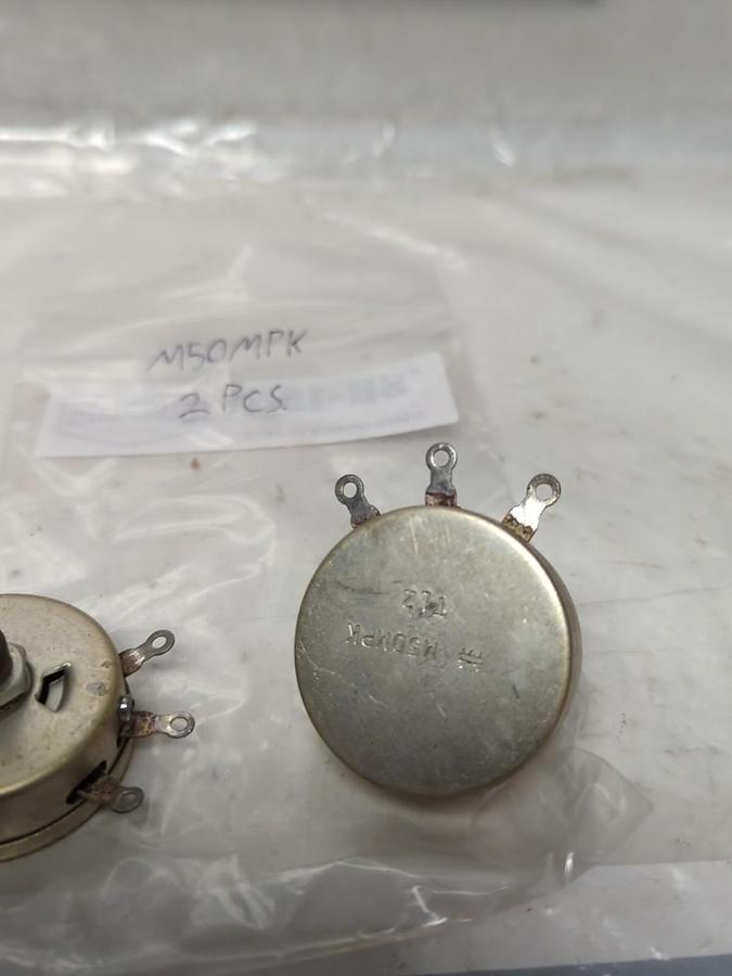 Used MALLORY,M50MPK,POTENTIOMETER LOT OF 2 PRE-OWNED