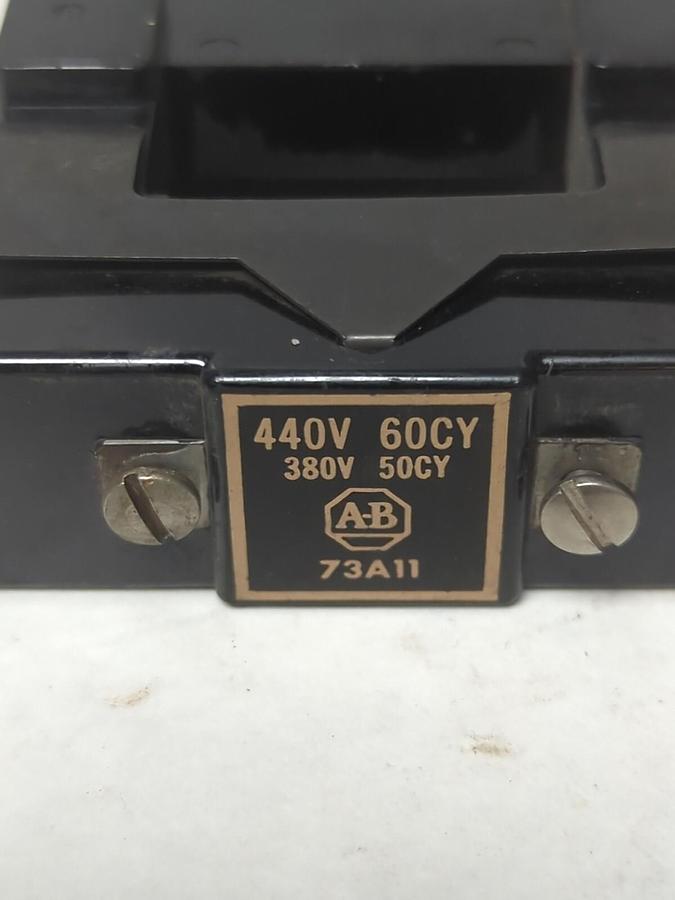 Used ALLEN-BRADLEY,73A11,COIL 440V 60CY PRE-OWNED MISSING BOX