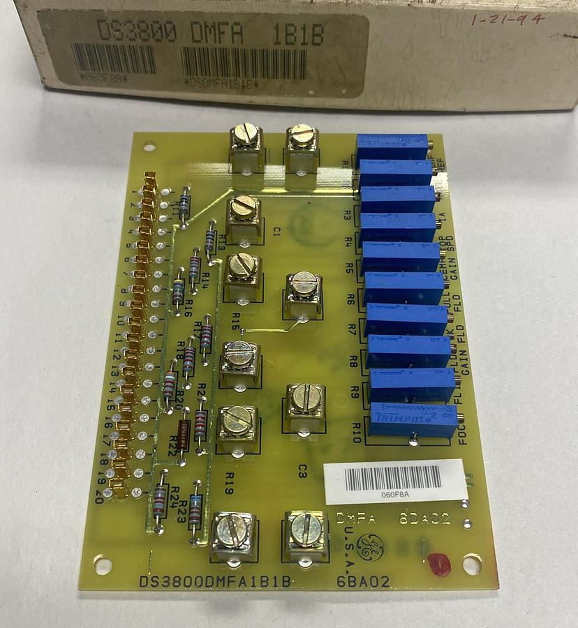 GENERAL ELECTRIC,DS3800DMFA1B1B,MOTOR FIELD REGULATOR NOS