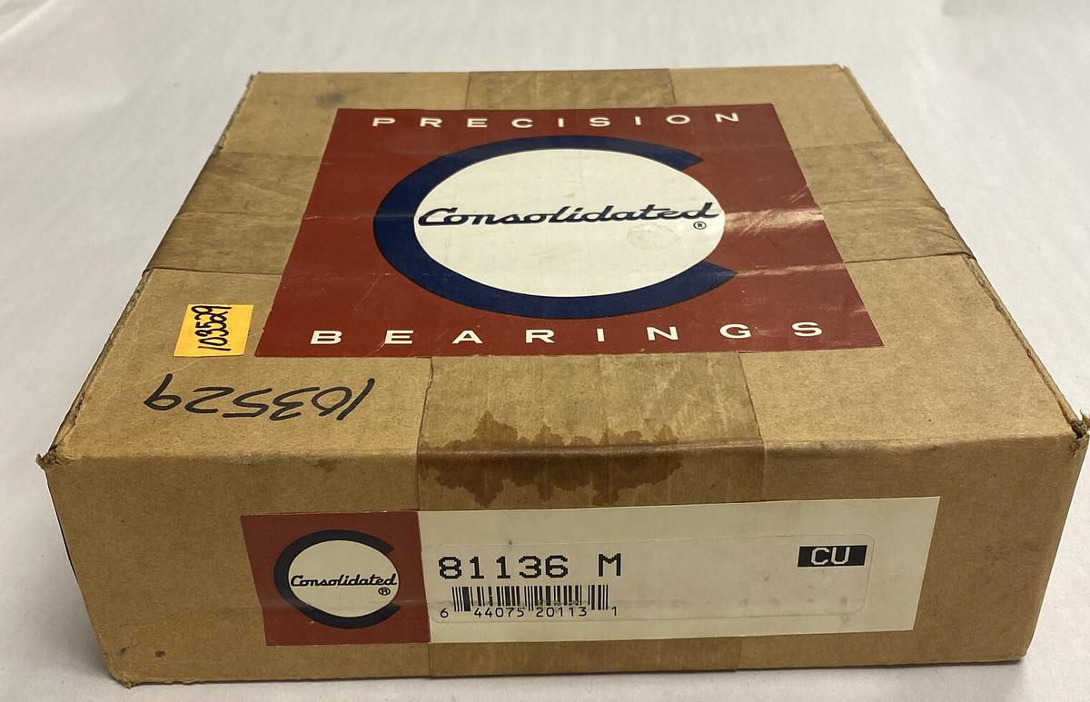 Used Consolidated,81136-M,Precision Thrust Bearing NOS Sealed Box