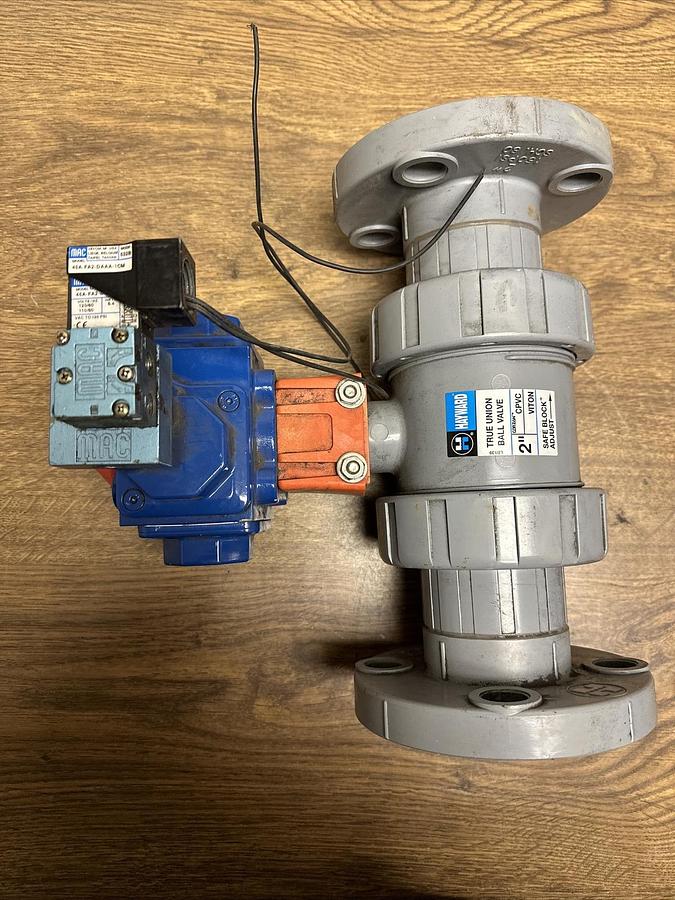 Hayward,C20 SR-2C IMP,WHayward 2" True Union Ball Valve and MAC 532B Solenoid
