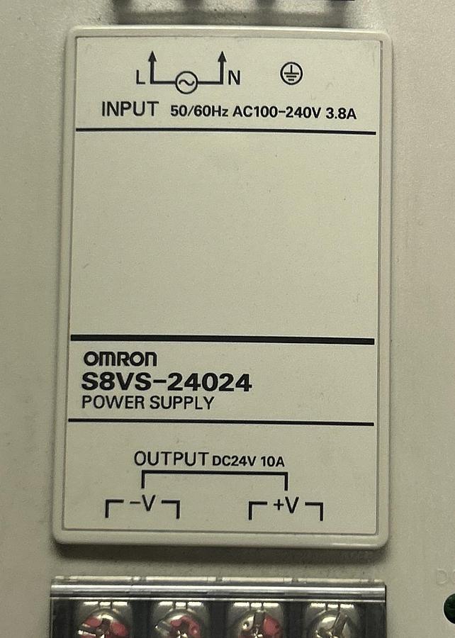 Used OMRON,S8VS-24024,POWER SUPPLY 3.8A