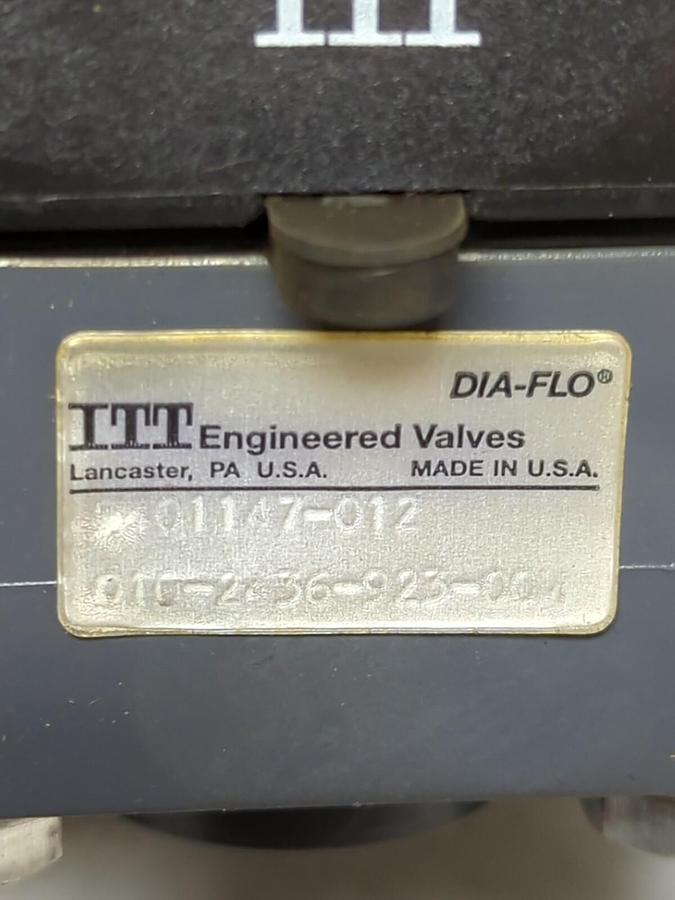 ITT,010-2436-923-00M,DIA-FLO 1 INCH DIAPHRAGM VALVE NOS