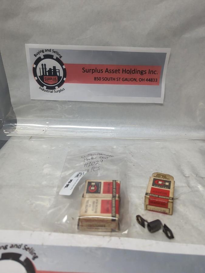 CUTLER HAMMER,H1029,HEATER COIL ELEMENT LOT OF 3 NOS