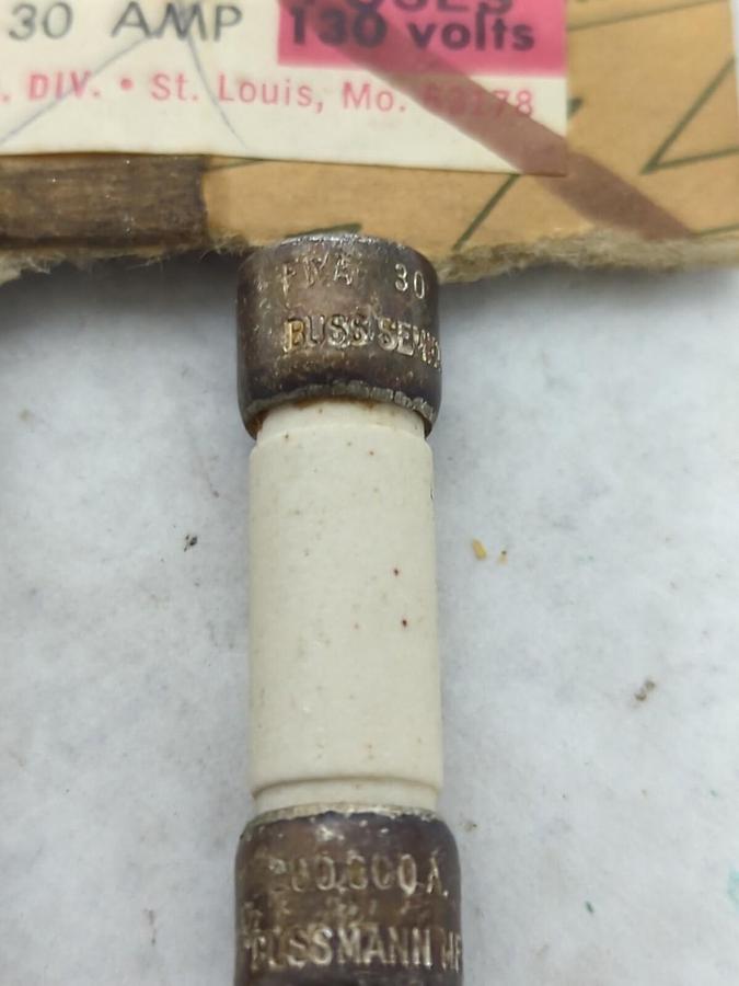 COOPER BUSSMANN,FWA 30,SEMICONDUCTOR 30 AMP FUSE LOT OF 3 NOS