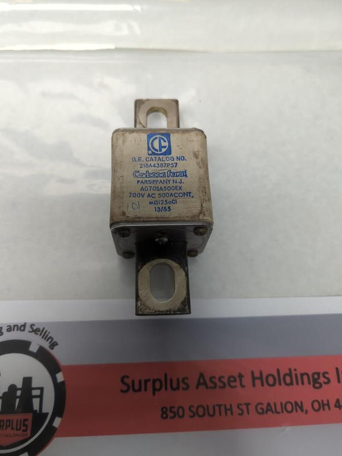 Used FERRAZ,A070SA500EX,FUSE 700V AV PRE-OWNED