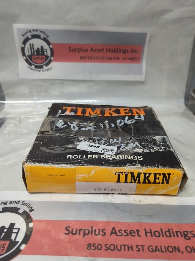 TIMKEN,22218CJW33,SPHERICAL ROLLER BEARING NOS