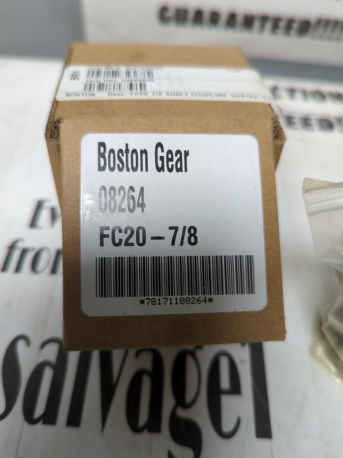 BOSTON GEAR,08264 FC20-7/8,GEAR COUPLING NOS