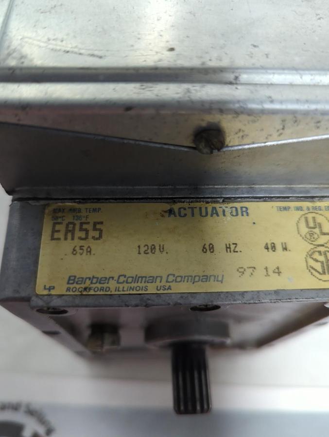 Used BARBER-COLMAN,EA55,ACTUATOR 65A 120V 60HZ 40W PRE-OWNED