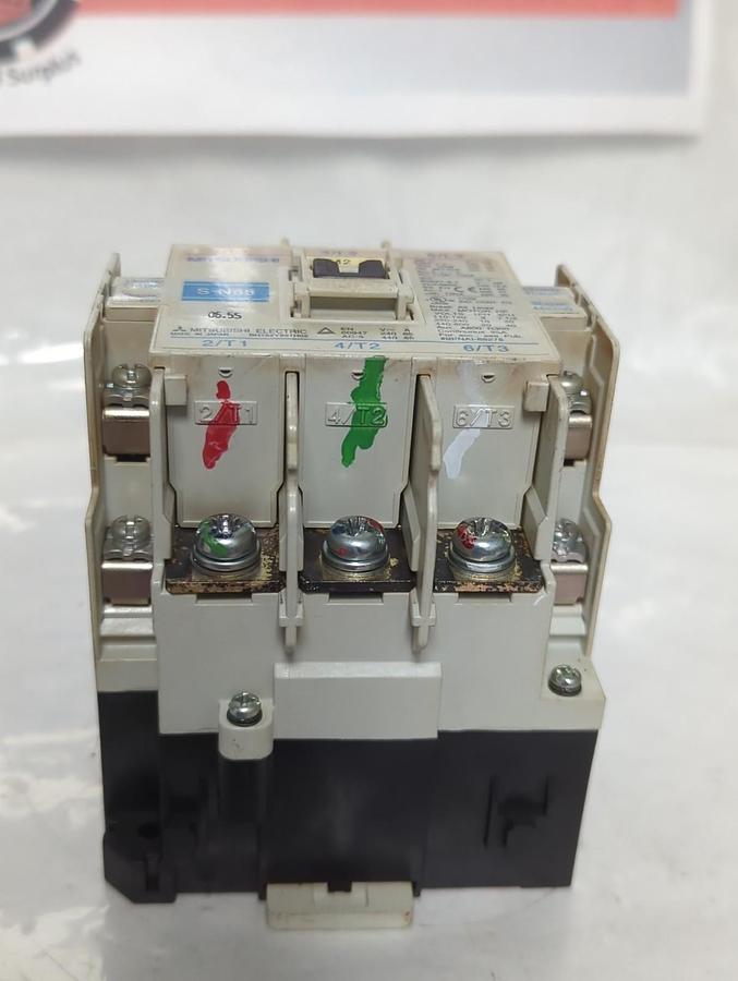 Used MITSUBISHI,S-N65,MAGNETIC CONTACTOR PRE-OWNED