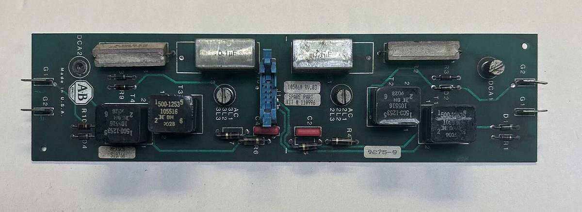 Used ALLEN BRADLEY,110996,ARMATURE PULSE PC BOARD
