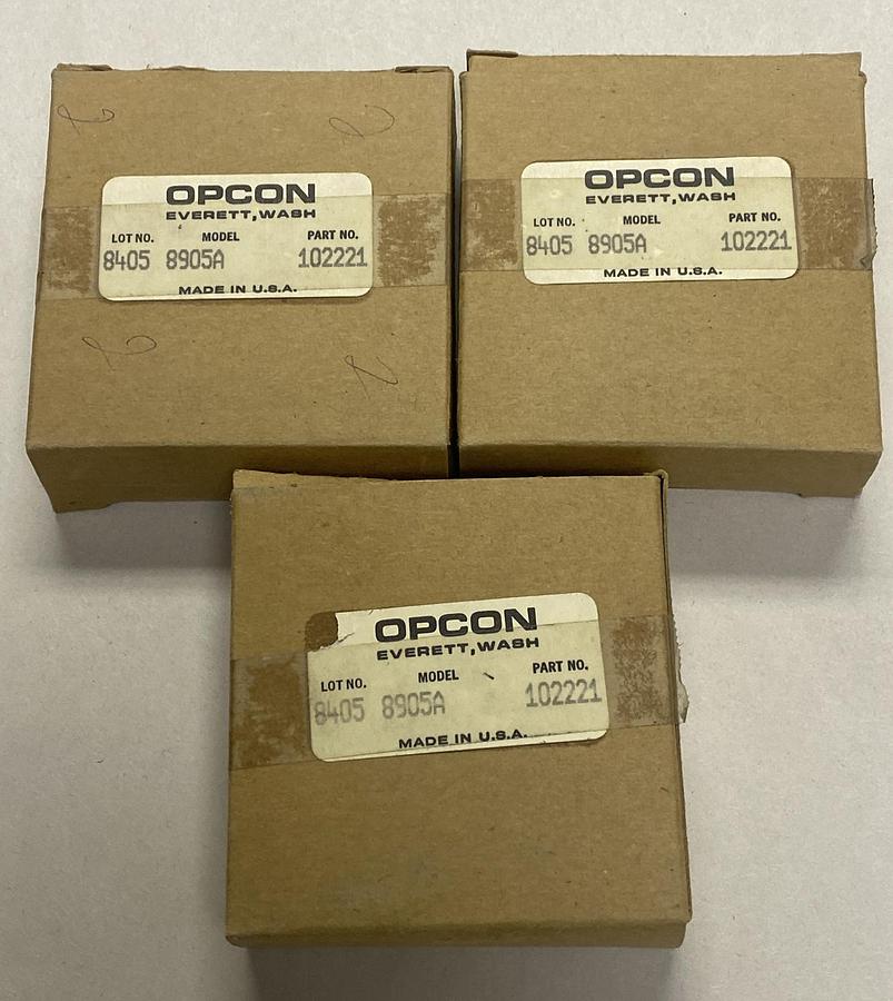OPCON,102221,RELAY SOCKET PANEL MOUNT LOT OF 3 NEW