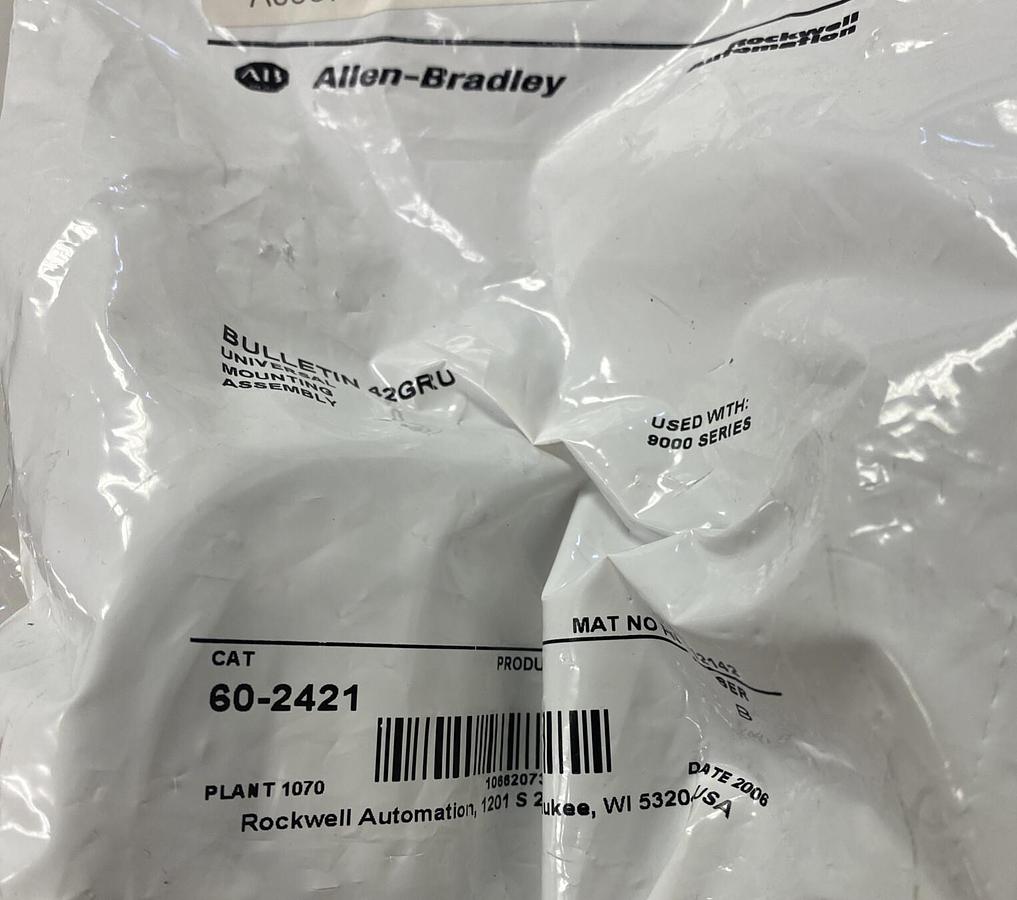 Used ALLEN BRADLEY,60-2421,SER B MOUNTING BRACKET NEW