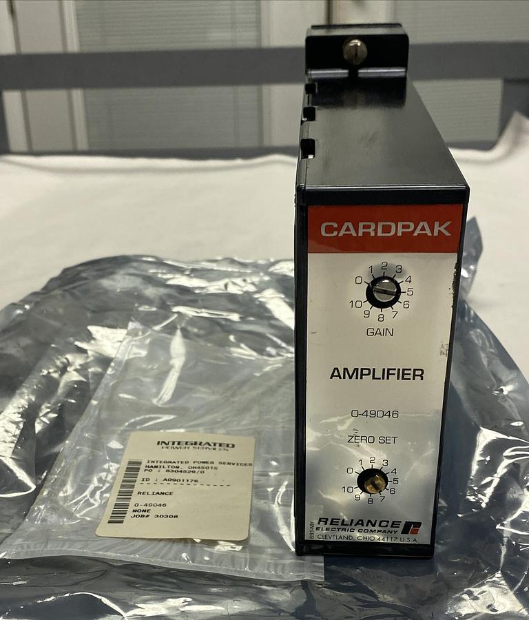 Used RELIANCE,0-49046,DRIVE AMPLIFIER MODULE REFURBISHED