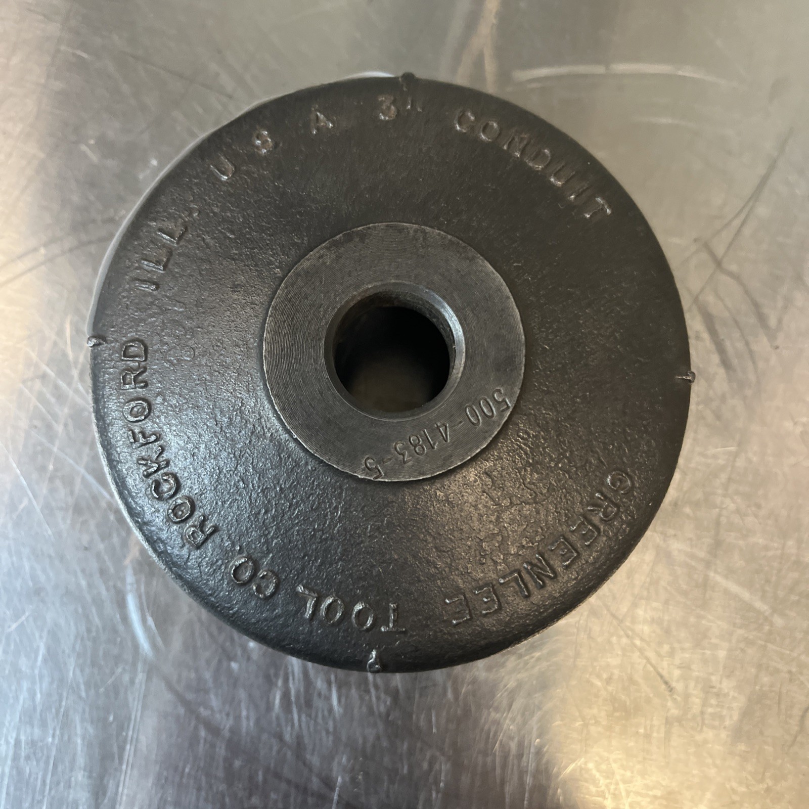 GREENLEE,500-4183-5,3"CONDUIT SIZE ROUND KNOCKOUT DIE ONLY