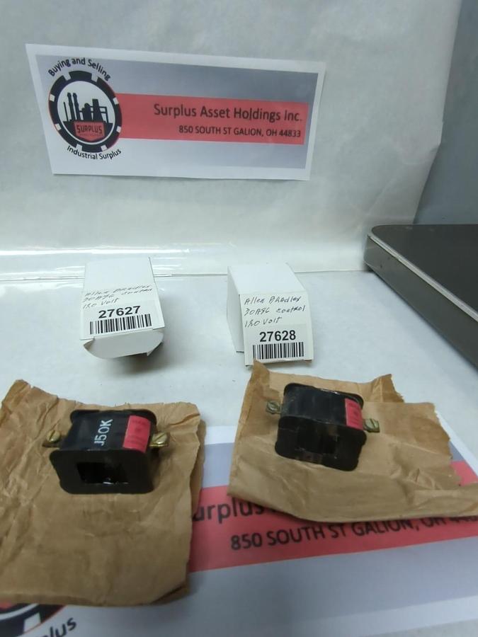 Used ALLEN-BRADLEY,30A86,COIL 120V 60CY 110V 50CY LOT OF 2 PRE-OWNED