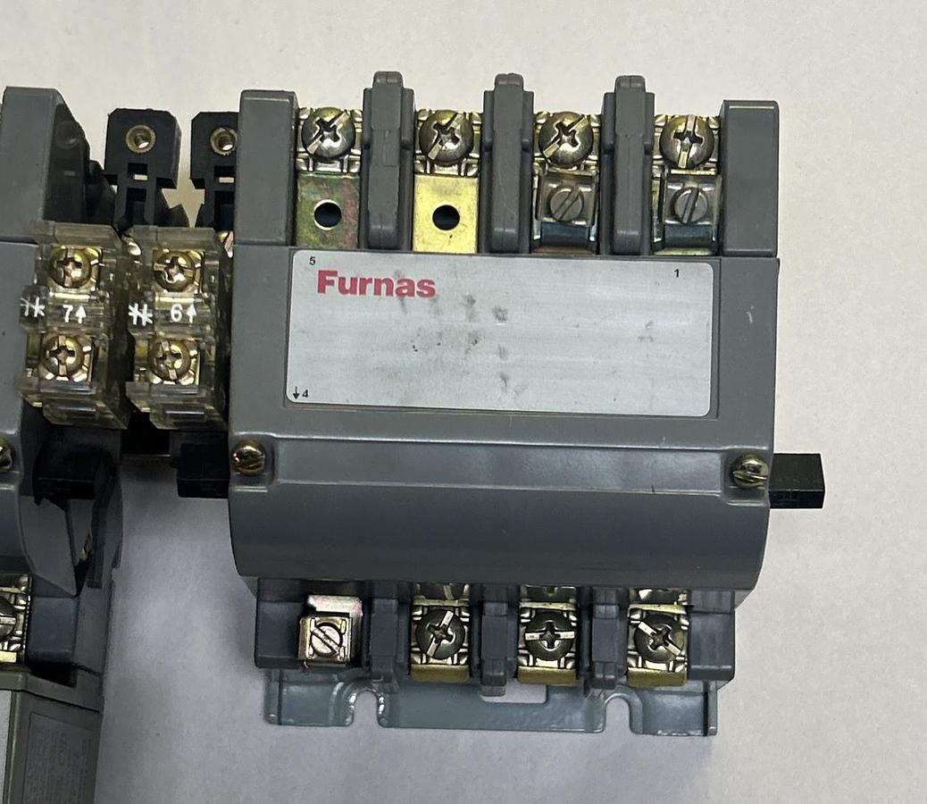 Used FURNAS,22CS32A,REVERSING STARTER SIZE 0 W/ 48ASB3M20 OVERLOAD RELAY