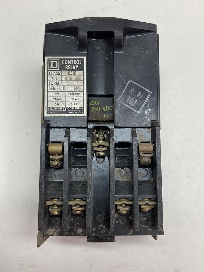 Used Square D,8501 GD0-60,Contactor Series B